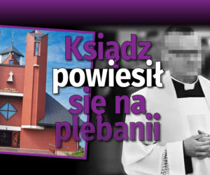 Ksiądz powiesił się na plebanii
