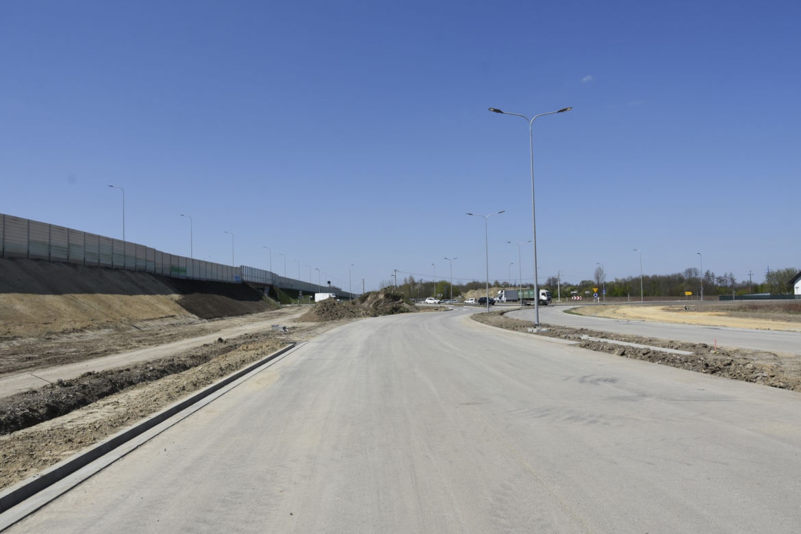 Budowa węzła Niepołomice na autostradzie A4