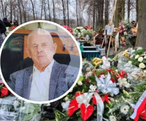 Pogrzeb milionera Karola Kani ze Śląska, który zginął  w katastrofie lotniczej w Pszczynie