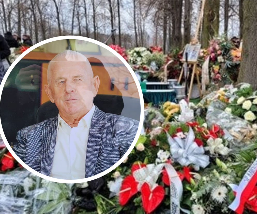 Pogrzeb milionera Karola Kani ze Śląska, który zginął  w katastrofie lotniczej w Pszczynie
