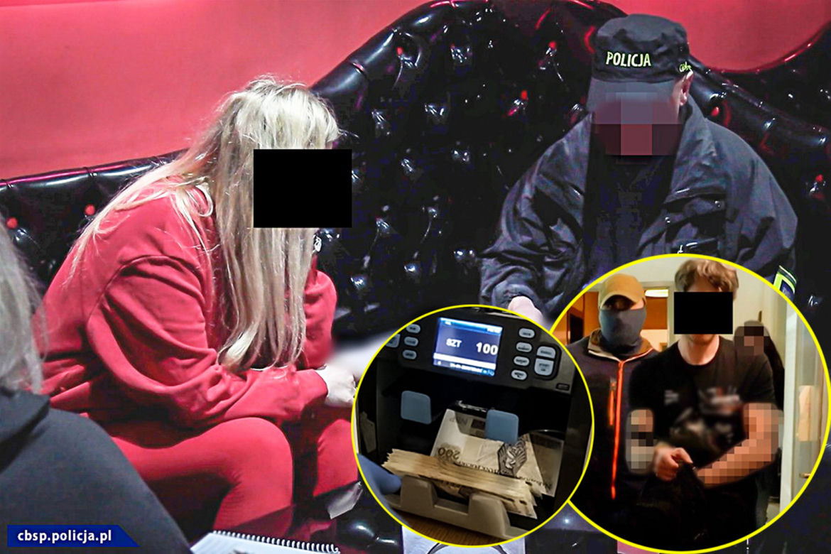 Wielka akcja CBŚP. Potężne uderzenie w siec klubów go-go. Podejrzanym przedstawiono 400 zarzutów