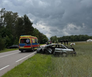 Łukowscy strażacy wyjeżdżali do pomocy przy dwóch groźnych wypadkach w ciągu kilku godzin. Apelują o ostrożność!