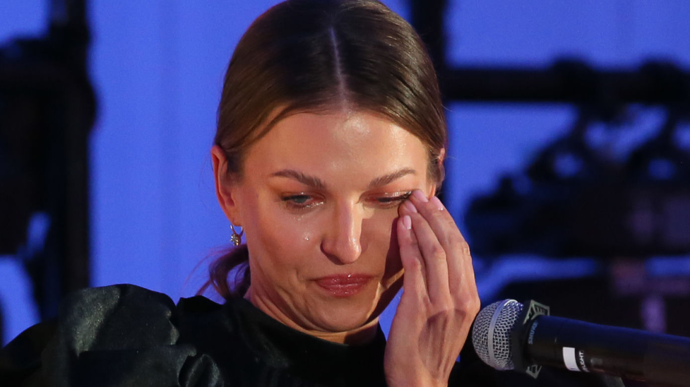 Zapłakana Anna Lewandowska na gali rozdania nagród WPROST