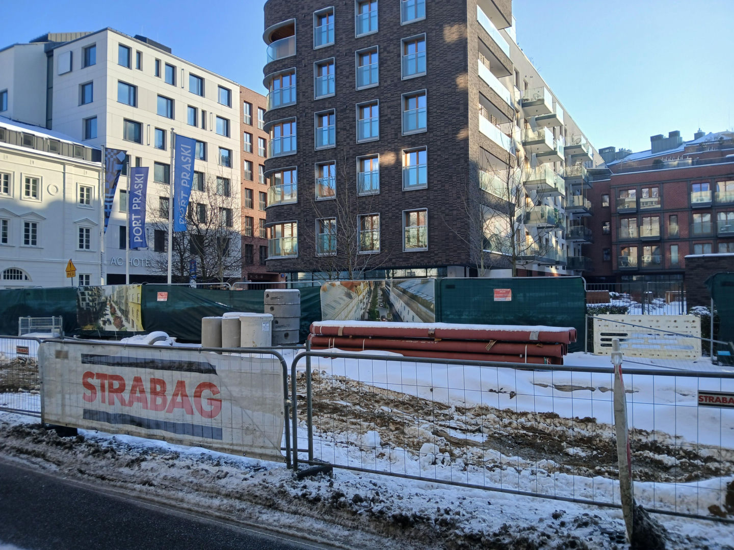 Przebudowa ul. Okrzei w Warszawie