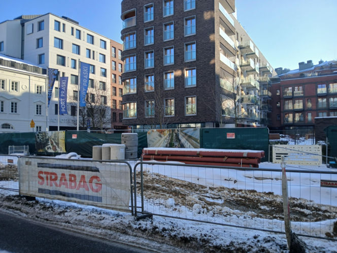 Przebudowa ul. Okrzei w Warszawie