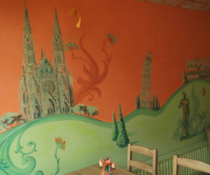Artystyczne malowanie ścian, freski, murale, iluzj