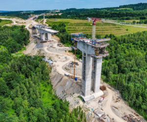 Budowa S19 - Babica Jawornik z najwyższą estakadą w Polsce