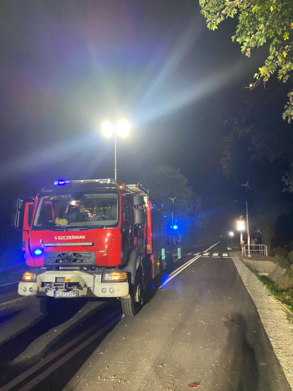 Pięć osób w szpitalu po wypadku koło Leszna. Dachowało BMW