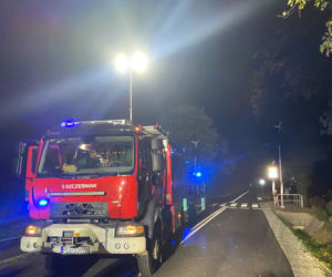 Pięć osób w szpitalu po wypadku koło Leszna. Dachowało BMW