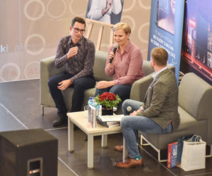 Otylia Jędrzejczak i Filip Chajzer w Toruniu. Tłumy na spotkaniu!