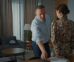 M jak miłość odc. 1920. Artur Rogowski (Robert Moskwa), Joanna (Dominika Sakowicz)