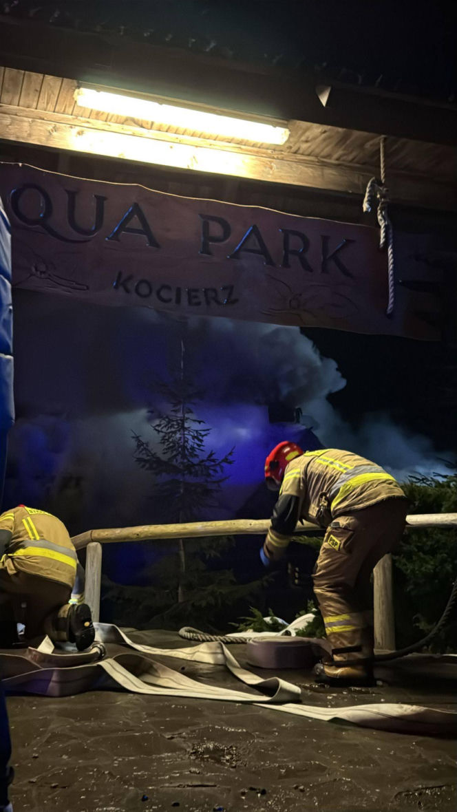 Pożar w hotelu w Małopolsce. Ogień wybuchł w trakcie wesela, są poszkodowani