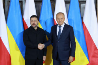 Tusk rozmawiał z Zełenskim w Lublinie. Główne tematy: inwestycje i bezpieczeństwo