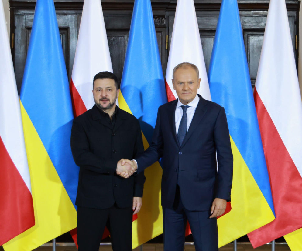 Donald Tusk rozmawiał z Wołodymyrem Zełenskim w Lublinie. Główne tematy: inwestycje i bezpieczeństwo