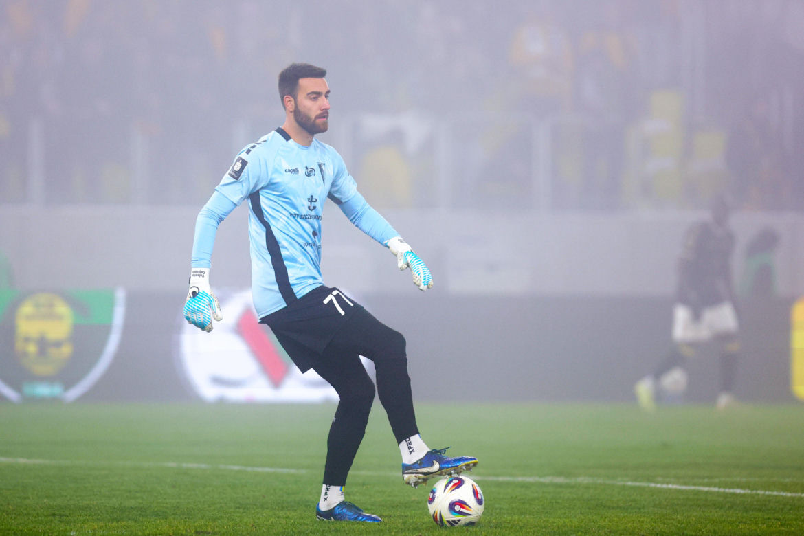 GKS Katowice - Pogoń Szczecin, zdjęcia kibiców i zawodników z meczu 17. kolejki PKO BP Ekstraklasy