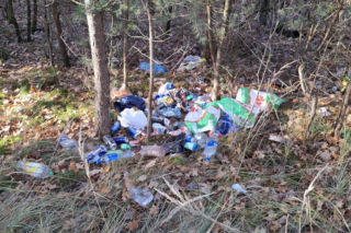 Kościan: 22-latek zrobił sobie wysypisko w lesie. Policja: „Zero tolerancji”