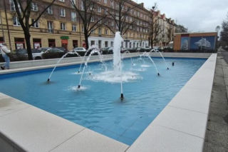 Aleja Fontann - koncepcja według AI