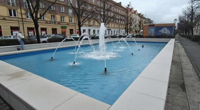 Aleja Fontann - koncepcja według AI