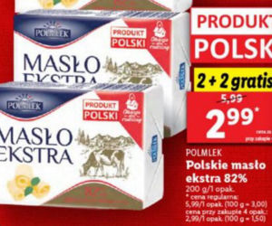 Polskie masło - 2,99 zł/200 g