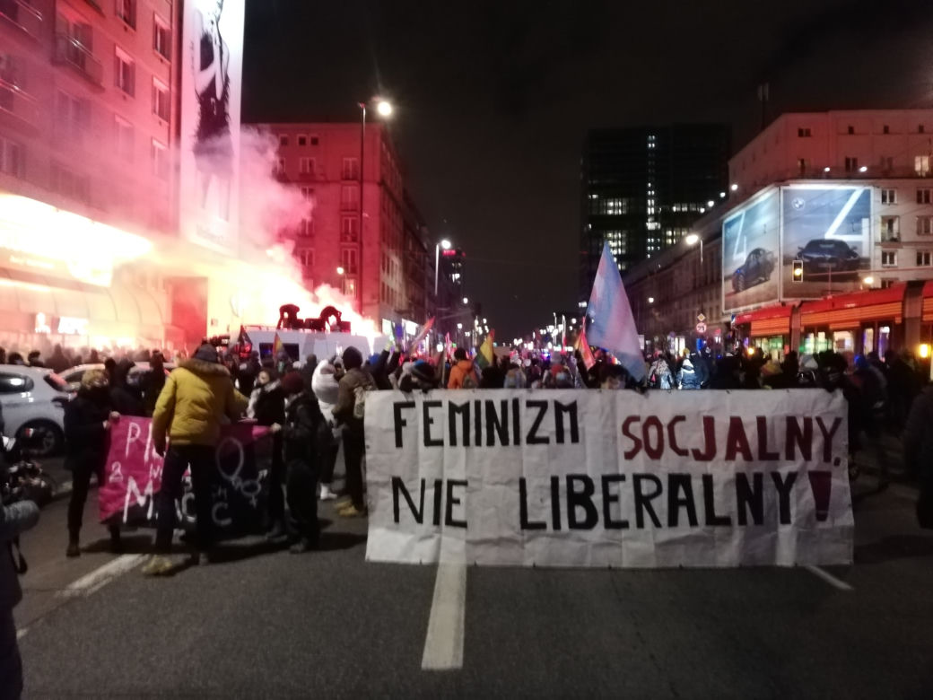 Strajk kobiet w Warszawie 29.01.2021