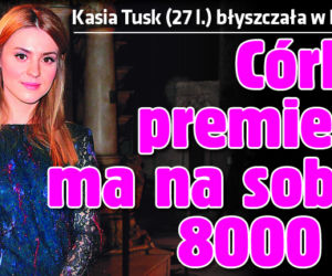 Ma na sobie 8000 zł