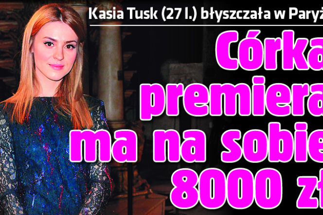 Ma na sobie 8000 zł