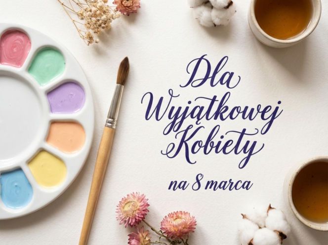 Paleta akwareli na Dzień Kobiet