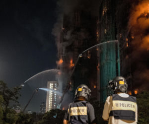 Hongkong / Pożar wieżowców. Liczba ofiar wzrosła już do 44.
