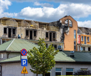 Spalone osiedle w Ząbkach