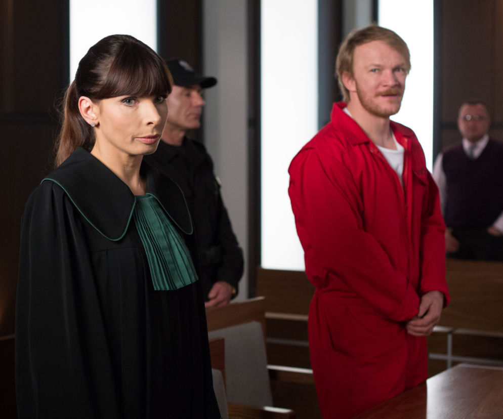 Prawo Agaty 7 sezon odc. 13. Agata Przybysz (Agnieszka Dygant), Michał Cybulski (Eryk Lubos)