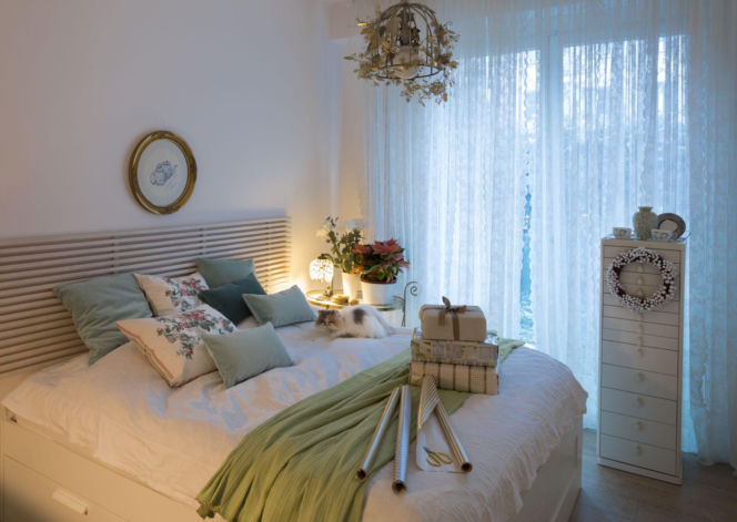 Sypialnia w świątecznej odsłonie