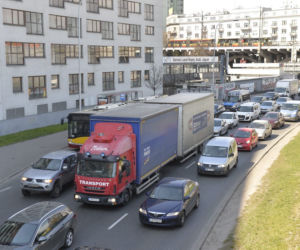 Utrudnienia w ruchu na Wisłostradzie