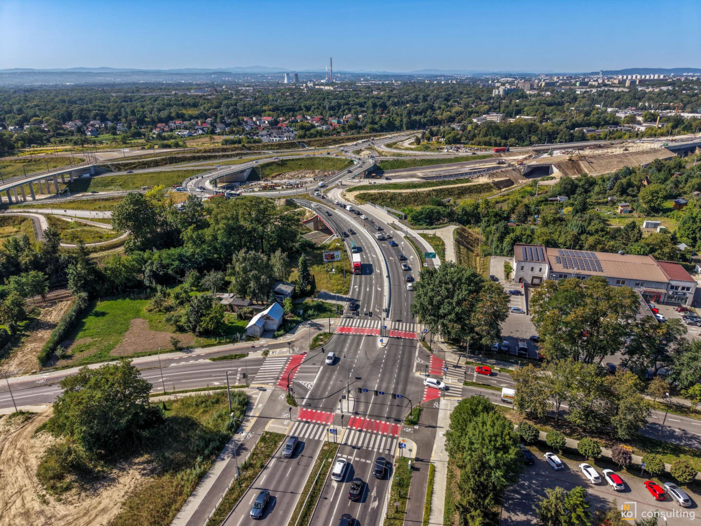 Węzeł Mistrzejowice i węzeł Grębałów - budowa wrzesień 2026