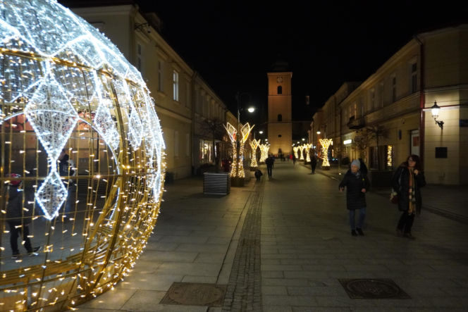 Świąteczne iluminacje rozświetliły Rzeszów