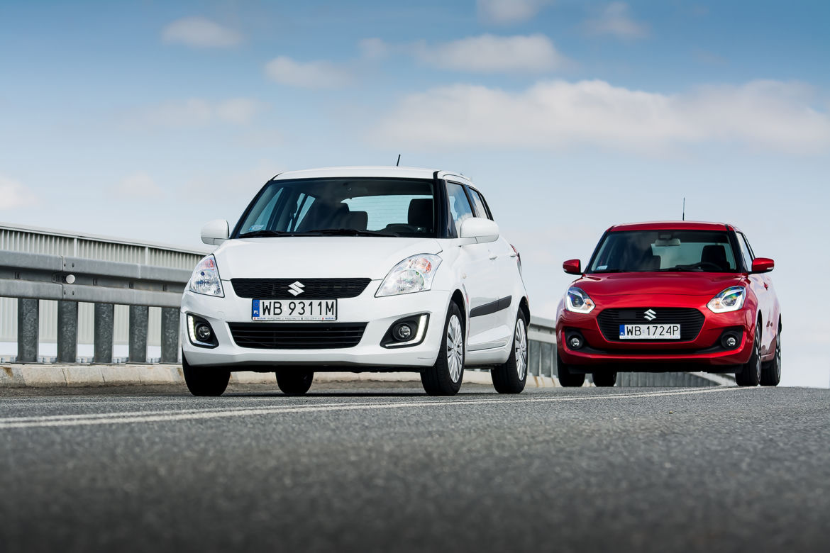 Dwie generacje Suzuki Swift