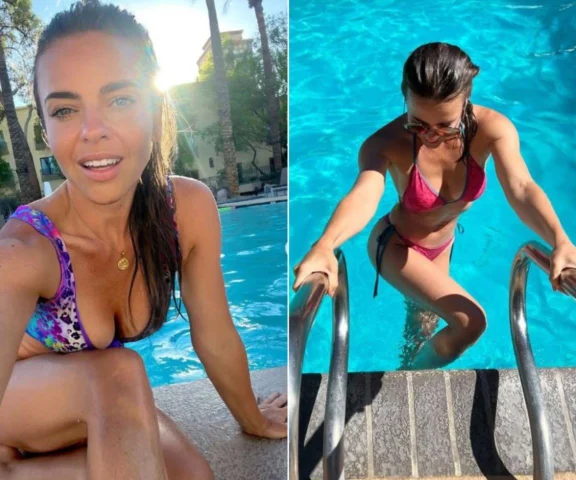 Ponętna Herbuś zachwyca kolorowym bikini. Tak świętuje koniec... roku węża!