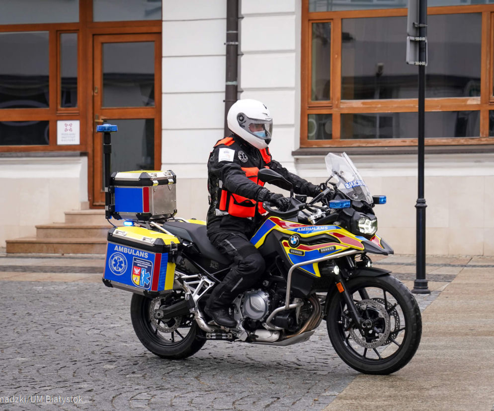 Motokaretka w Wojewódzkiej Stacji Pogotowia Ratunkowego w Białymstoku [ZDJĘCIA]