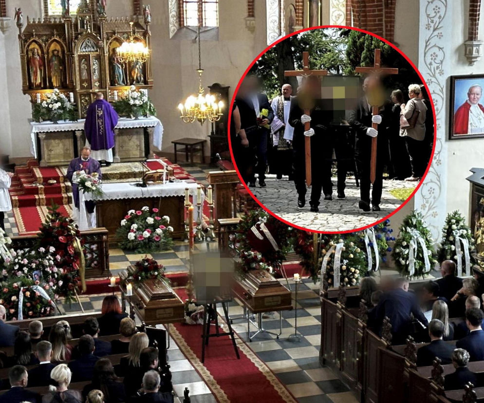 Każde życie, poczęte miłością rodziców, kiedyś się kończy. Przejmujący pogrzeb ofiar wypadku w Postolinie