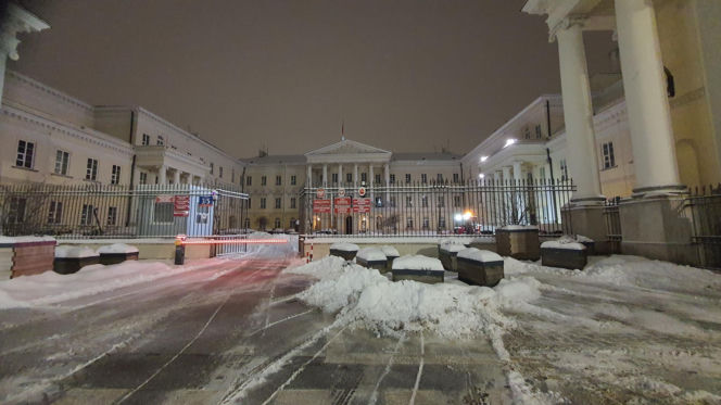 Zimowe utrudnienia w Warszawie
