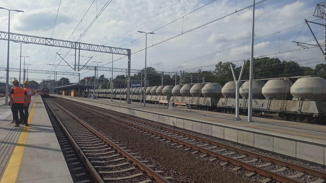 Dworzec Główny - postępy przy budowie
