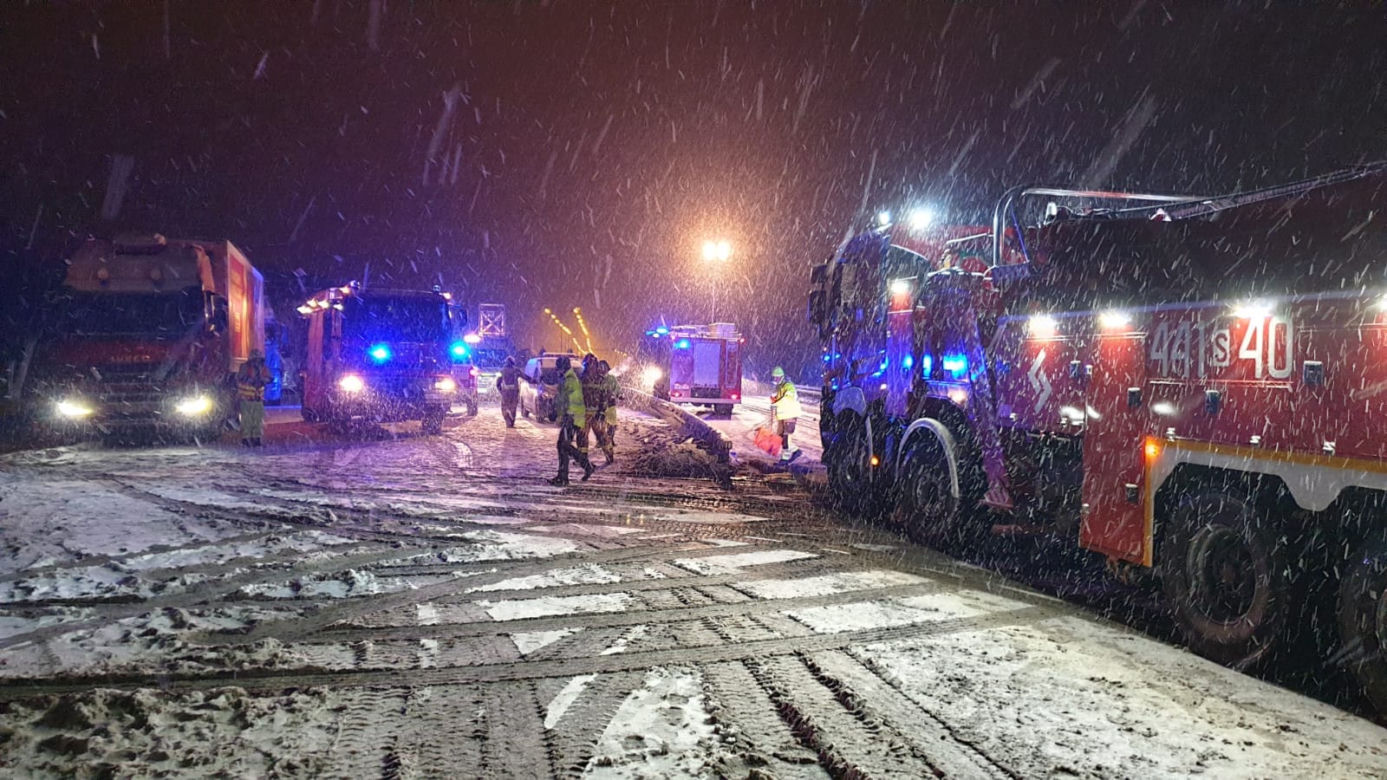 Wypadek na A4. Autostrada zablokowana w piątek 16.12.2022