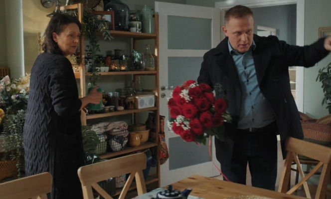 M jak miłość odc. 1921. Marysia (Małgorzata Pieńkowska), Artur Rogowski (Robert Moskwa)