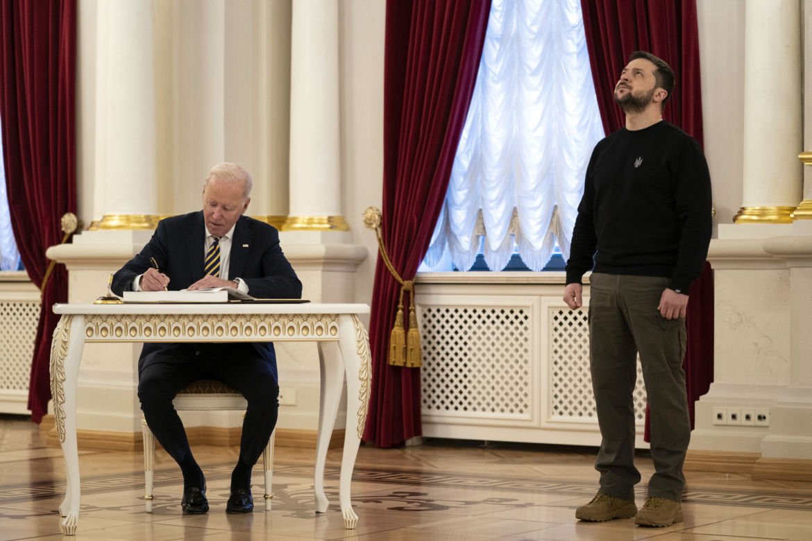 Przemówienie prezydenta Joe Bidena w Kijowie