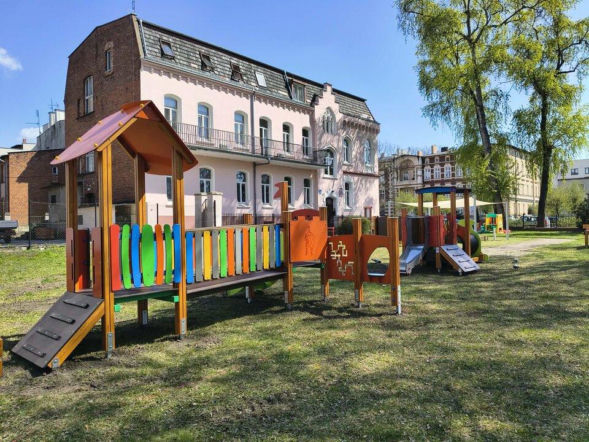  Nowy plac zabaw przy inowrocławskiej Bajce