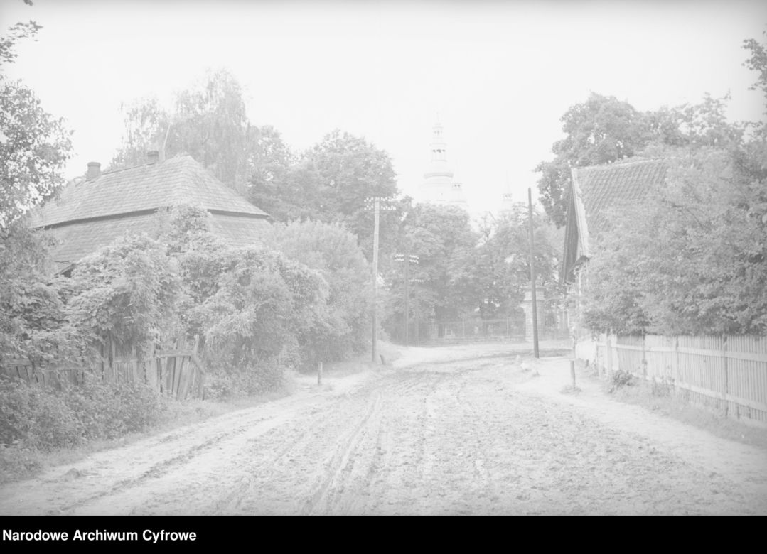 Ulica w Supraślu, 1936 r.