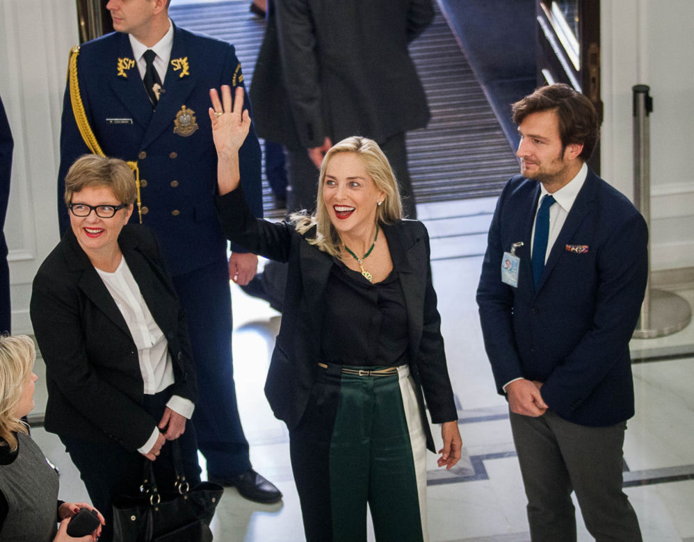 Sharon Stone w Sejmie (1)