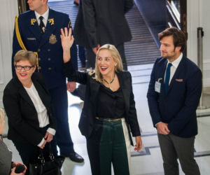 Sharon Stone w Sejmie (1)