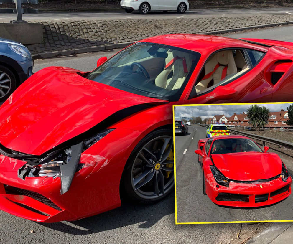 Kupił Ferrari w komisie. Rozbił to cacko po 5 minutach