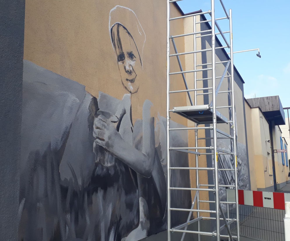 Nowy mural przy siedzibie MPKWiK w Rzeszowie