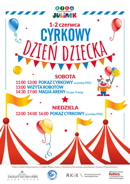Cyrkowy Dzień Dziecka w Julinku